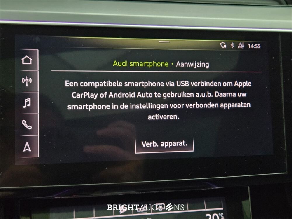 Audi e-tron 55 advanced Quattro 95 kWh 409pk 2019 (Origineel-NL), H-707-BH