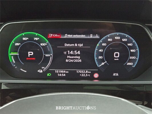 Audi e-tron 55 advanced Quattro 95 kWh 409pk 2019 (Origineel-NL), H-707-BH