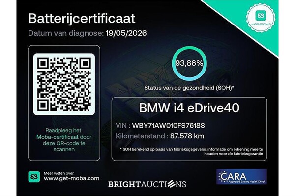 BMW i4 eDrive40 High Executive 84 kWh 2024 (Origineel-NL), X-861-XT