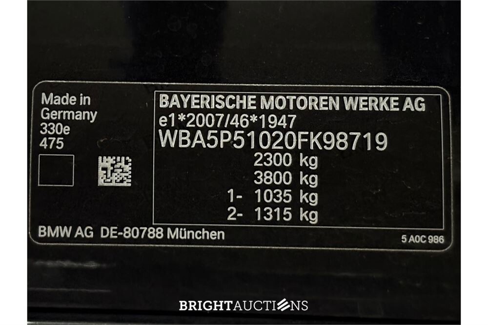 BMW 330e Sedan 296pk 2021 (Origineel-NL) 3-Serie, K-772-XD