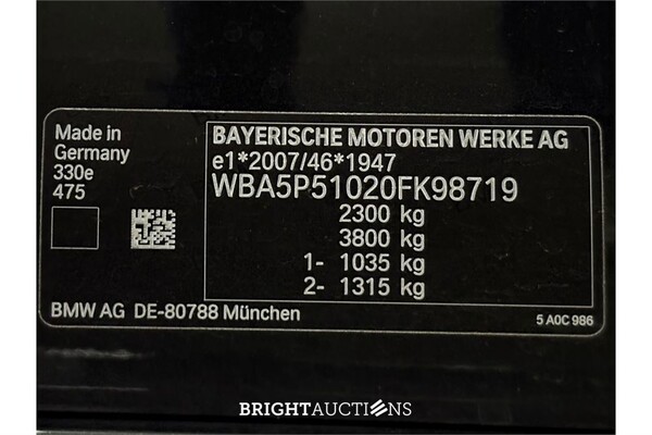 BMW 330e Sedan 296pk 2021 (Origineel-NL) 3-Serie, K-772-XD