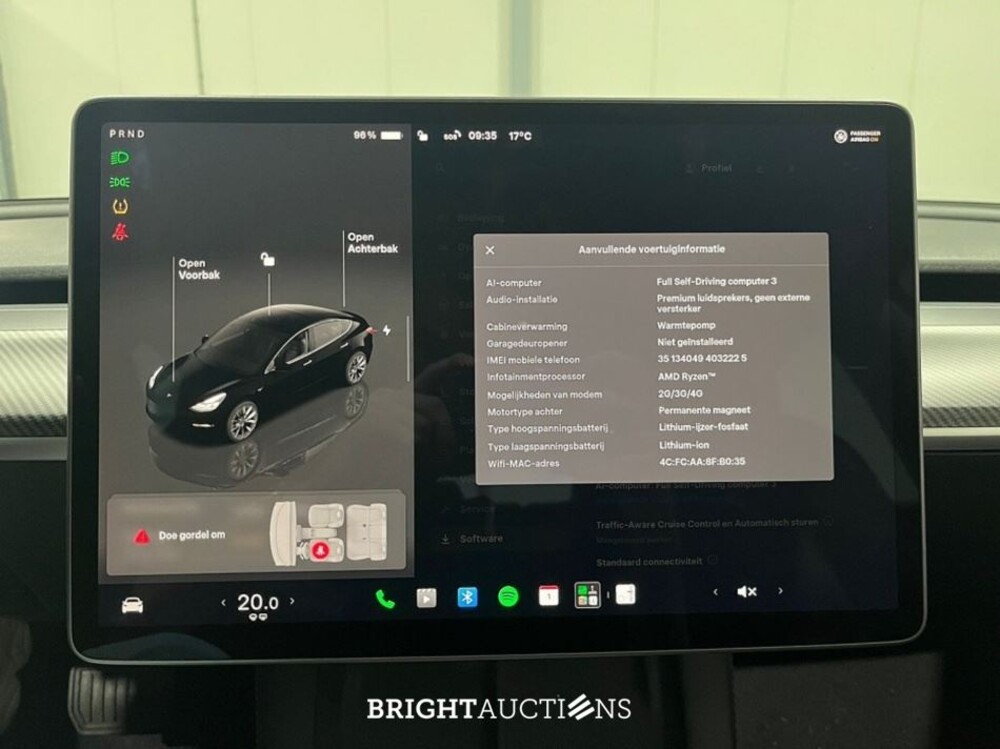 Tesla Model 3 RWD 60 kWh 283pk 2023 (Origineel-NL), S-292-TN