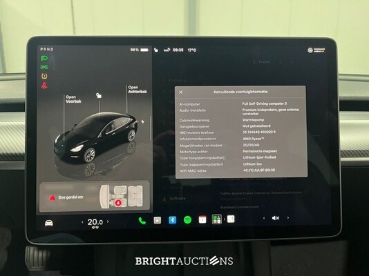 Tesla Model 3 RWD 60 kWh 283pk 2023 (Origineel-NL), S-292-TN