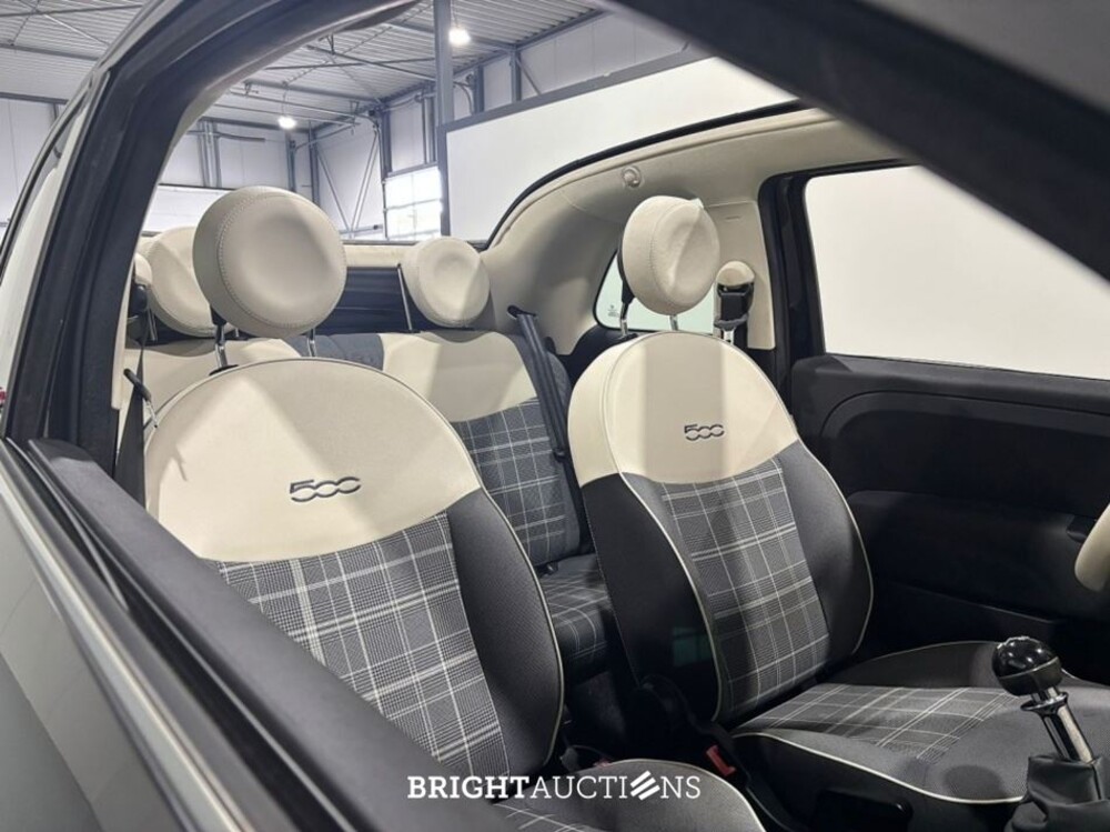 Fiat 500C TwinAir Turbo Lounge 0.9 80pk 2018 (Origineel-NL), TK-555-J
