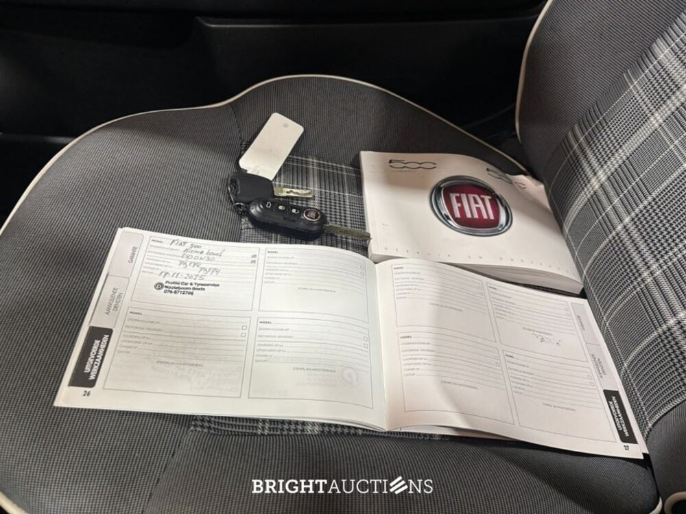 Fiat 500C TwinAir Turbo Lounge 0.9 80pk 2018 (Origineel-NL), TK-555-J