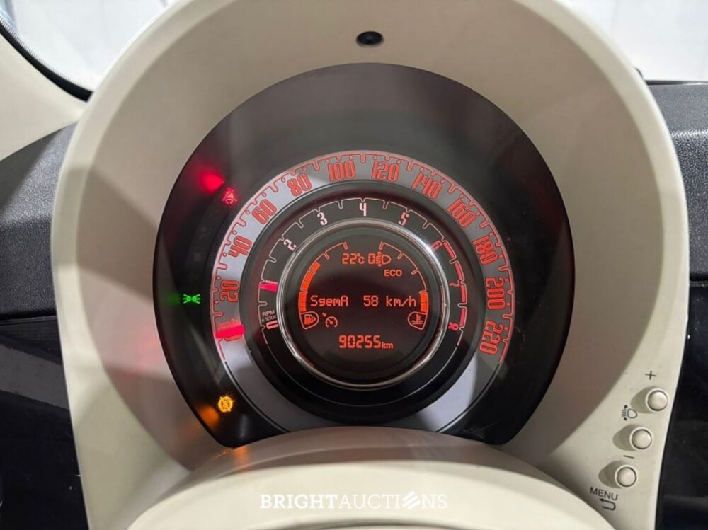 Fiat 500C TwinAir Turbo Lounge 0.9 80pk 2018 (Origineel-NL), TK-555-J