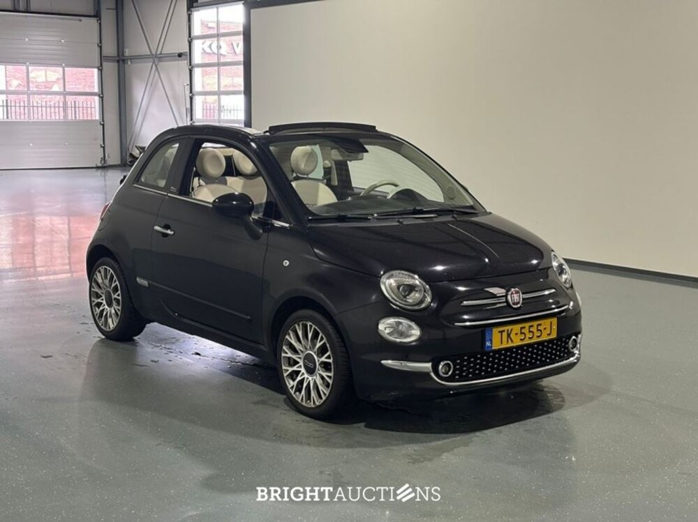 Fiat 500C TwinAir Turbo Lounge 0.9 80pk 2018 (Origineel-NL), TK-555-J