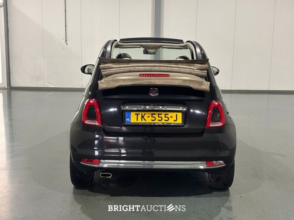 Fiat 500C TwinAir Turbo Lounge 0.9 80pk 2018 (Origineel-NL), TK-555-J