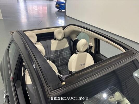 Fiat 500C TwinAir Turbo Lounge 0.9 80pk 2018 (Origineel-NL), TK-555-J