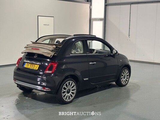 Fiat 500C TwinAir Turbo Lounge 0.9 80pk 2018 (Origineel-NL), TK-555-J