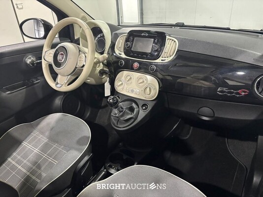 Fiat 500C TwinAir Turbo Lounge 0.9 80pk 2018 (Origineel-NL), TK-555-J