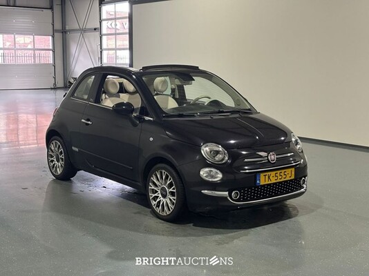 Fiat 500C TwinAir Turbo Lounge 0.9 80pk 2018 (Origineel-NL), TK-555-J