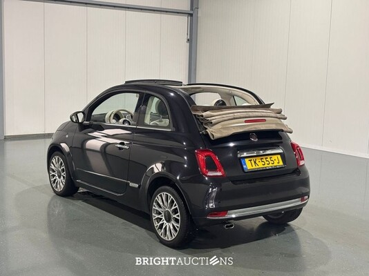 Fiat 500C TwinAir Turbo Lounge 0.9 80pk 2018 (Origineel-NL), TK-555-J
