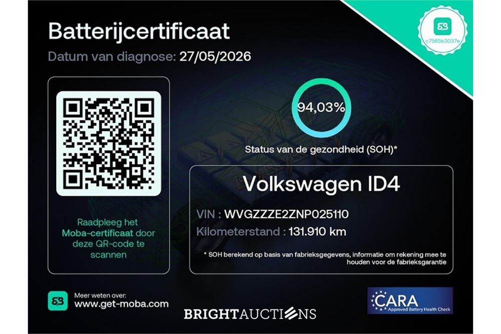 Volkswagen ID.4 Pro 77 kWh 2022 (Origineel-NL), P-626-BP