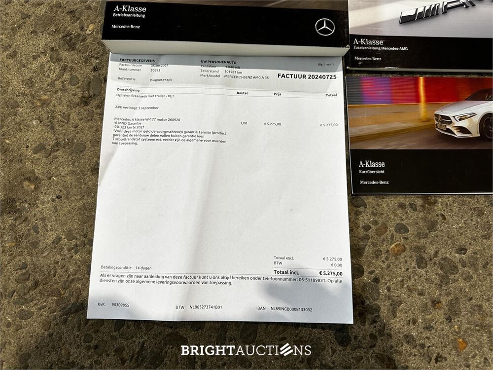 Mercedes-Benz A35 AMG Speedshift 4MATIC Edition 1 306pk 2019 A-klasse (Akrapovič), H-840-NR
