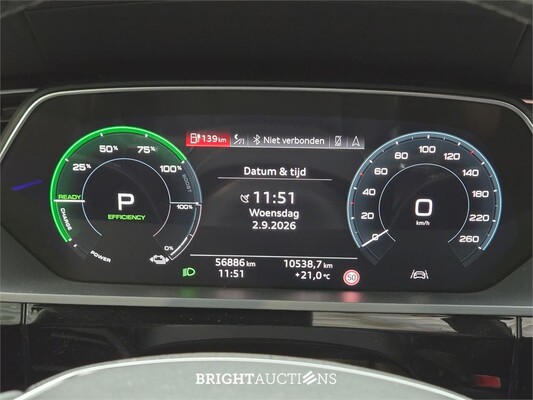 Audi e-tron 55 advanced Pro Line Plus Quattro 95 kWh 409pk 2020, P-793-TZ