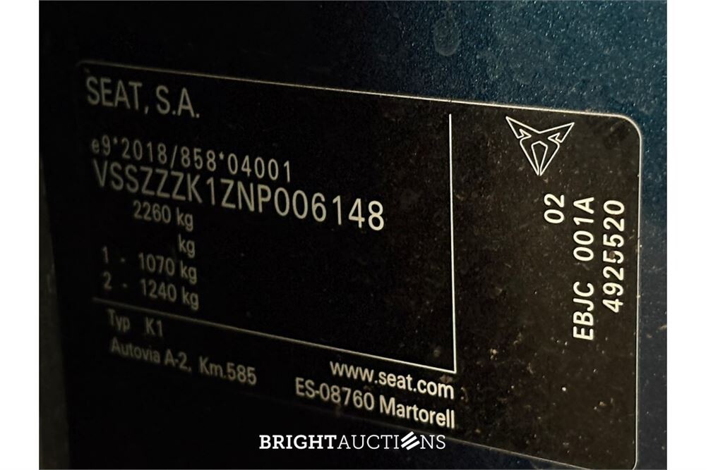 CUPRA Born Adrenaline One 62 kWh 2022 (Origineel-NL), P-518-KN