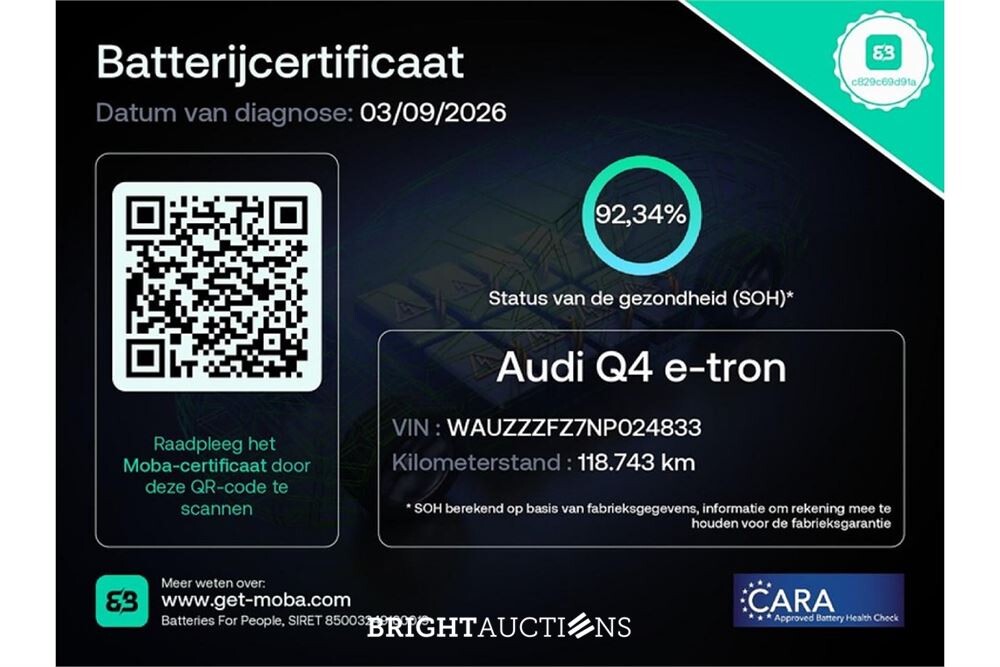 Audi Q4 40 Advanced edition 77 kWh 2021 (Origineel-NL), N-186-TT