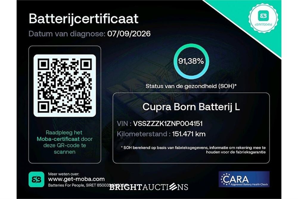 CUPRA Born Copper Edition One 62 kWh 2022 (Origineel-NL), P-679-XJ
