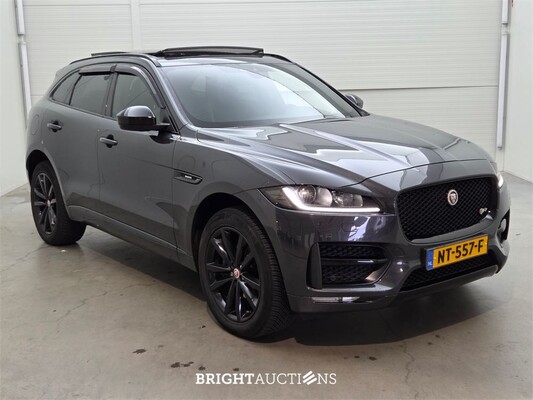 Jaguar F-PACE Portfolio 20d 2.0 AWD 180pk 2017 (Origineel-NL), NT-557-F