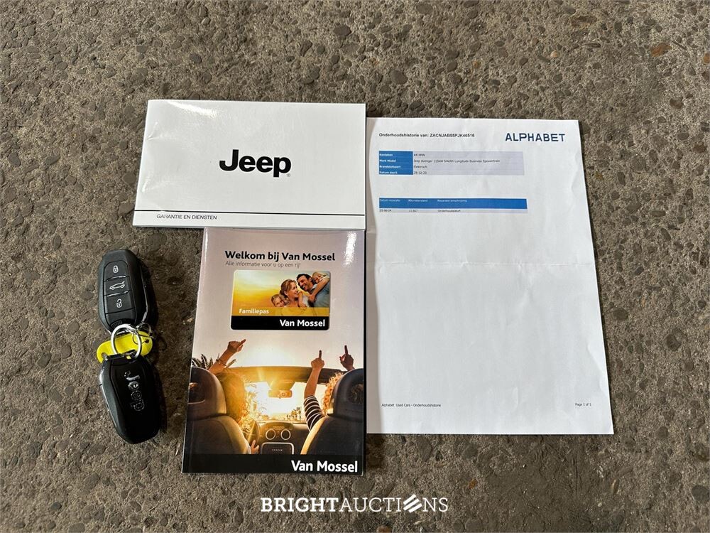 Jeep Avenger Longitude 54kWh 156pk 2023 (Origineel-NL) 45.441 KM, X-418-NN 