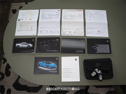 Lamborghini Huracán Spyder LP610-4 5.2 V10 610pk 4WD 2017, KNR-08-N