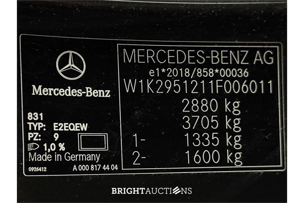 Mercedes-Benz EQE 350+91 Launch Edition Luxury Line 91 kWh 2022 (Origineel-NL) EQE-Klasse, P-617-XB