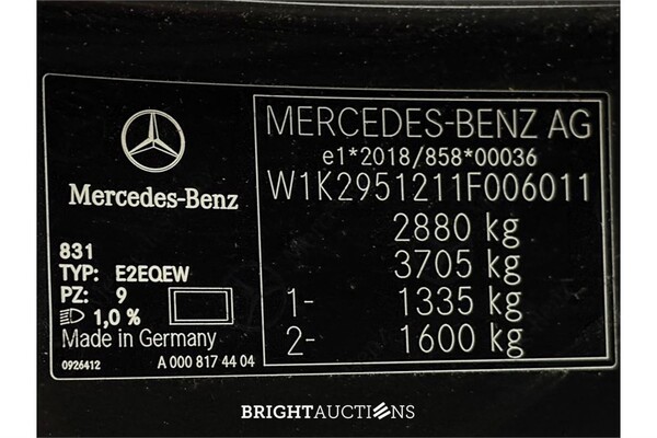 Mercedes-Benz EQE 350+91 Launch Edition Luxury Line 91 kWh 2022 (Origineel-NL) EQE-Klasse, P-617-XB