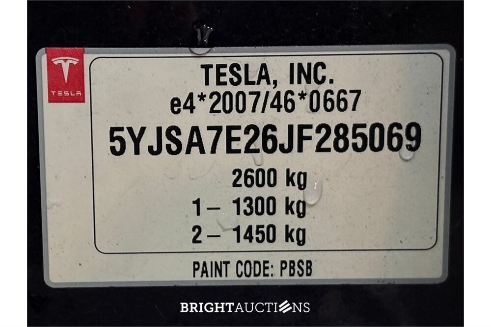 Tesla Model S 75D Base 2018 (Origineel-NL), XD-188-G