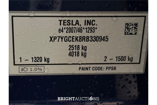 Tesla Model Y Long Range AWD 75 kWh 2024 (Origineel-NL), X-052-RP