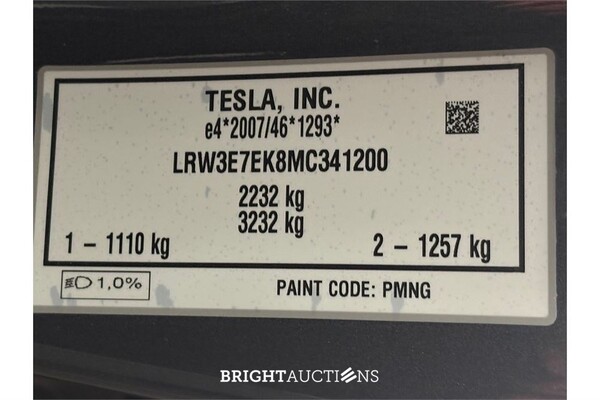 Tesla Model 3 Long Range AWD 75 kWh 2021 (Origineel-NL), N-499-DH