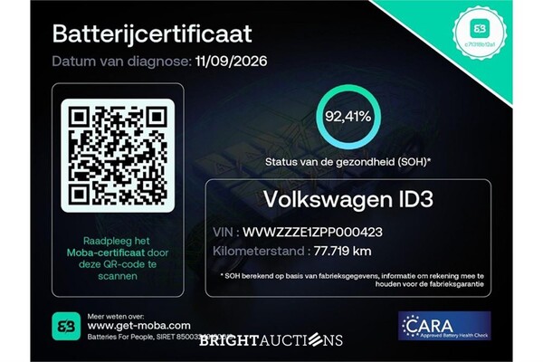 Volkswagen ID.3 Pro 58 kWh 2022 (Origineel-NL), R-693-KV