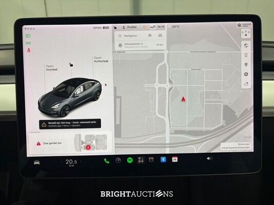 Tesla Model 3 Long Range Dual Motor AWD 75 kWh 351pk 2021 (Origineel-NL), N-541-RR
