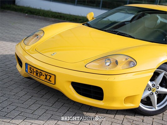 1999 Ferrari 360 3,6 V8 Modena F1, 400 pk, 51-RP-XZ