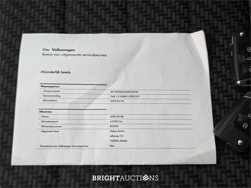 Volkswagen Golf Highline Business R 1.5 TSI 150pk 2017, GTH-50-Z