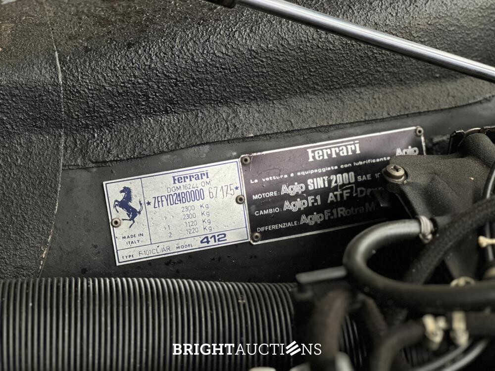 Ferrari 412 GT 5,0 V12 340 pk 1990, K-788-PV