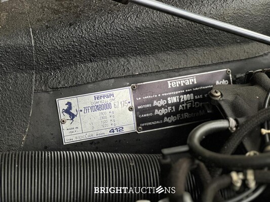 Ferrari 412 GT 5,0 V12 340 pk 1990, K-788-PV