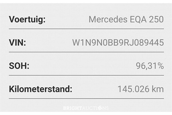 Mercedes-Benz EQA 25067 Sport Edition 67 kWh 2023 (Origineel-NL) EQA-Klasse, T-617-VN