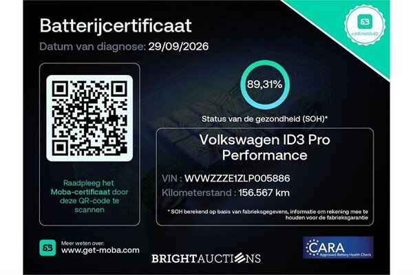 Volkswagen ID.3 First Plus 58 kWh 2020 (Origineel-NL), J-268-RH