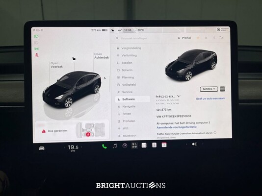 Tesla Model Y Long Range AWD 75 kWh 351pk 2023 (Origineel-NL), T-908-VN