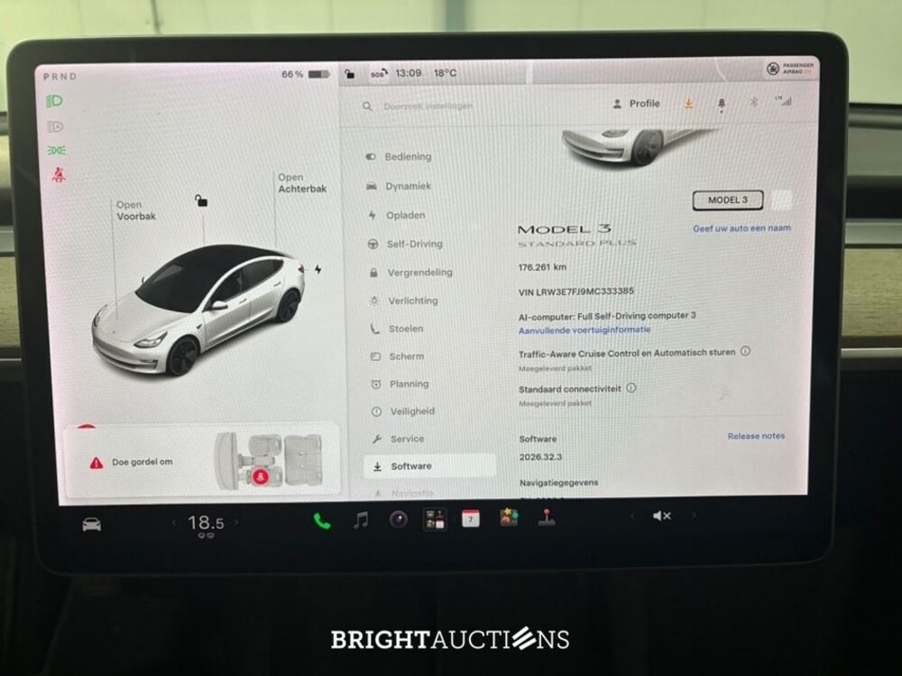 Tesla Model 3 Standard RWD Plus 60 kWh 238pk 2021 (Origineel-NL), N-745-DS