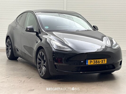Tesla Model Y Performance AWD 75 kWh 463pk 2022 (Origineel-NL), P-386-XT