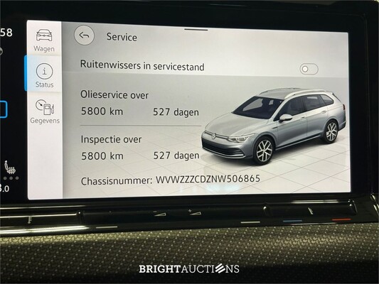 Volkswagen Golf Variant R-Line Business 1.5 TSI 131pk 2021 (Origineel-NL), N-203-BG