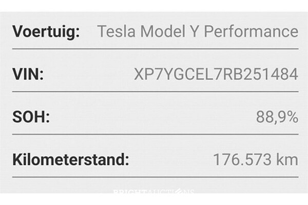 Tesla Model Y Performance AWD 75 kWh 2023 (Origineel-NL), X-353-BR