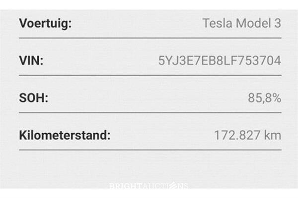 Tesla Model 3 Long Range AWD 75 kWh 2020 (Origineel-NL), J-946-HN