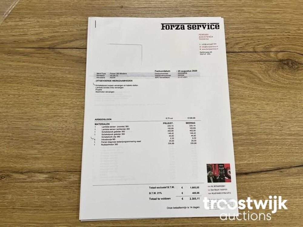 Ferrari 360 Modena 3.6 V8 Car