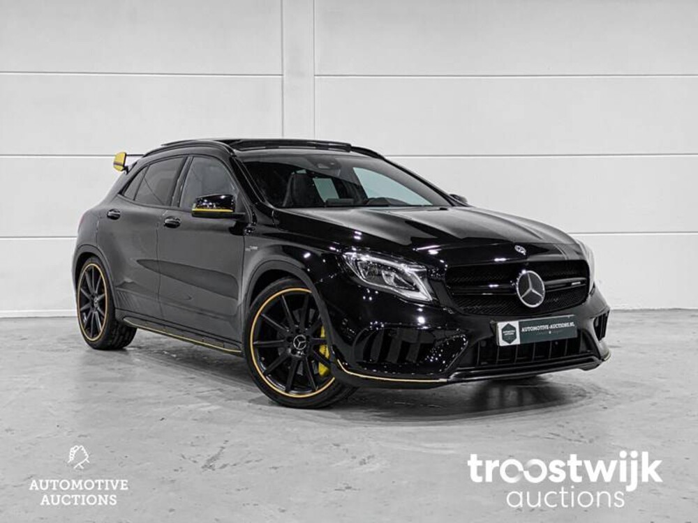 Mercedes-Benz GLA45 AMG 4Matic Yellow Night Edition Car