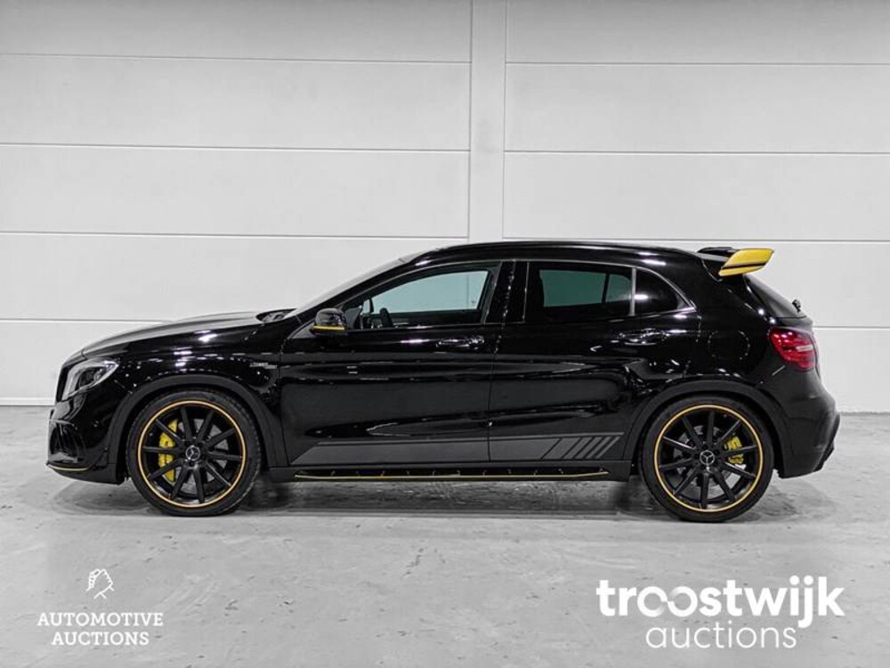 Mercedes-Benz GLA45 AMG 4Matic Yellow Night Edition Car
