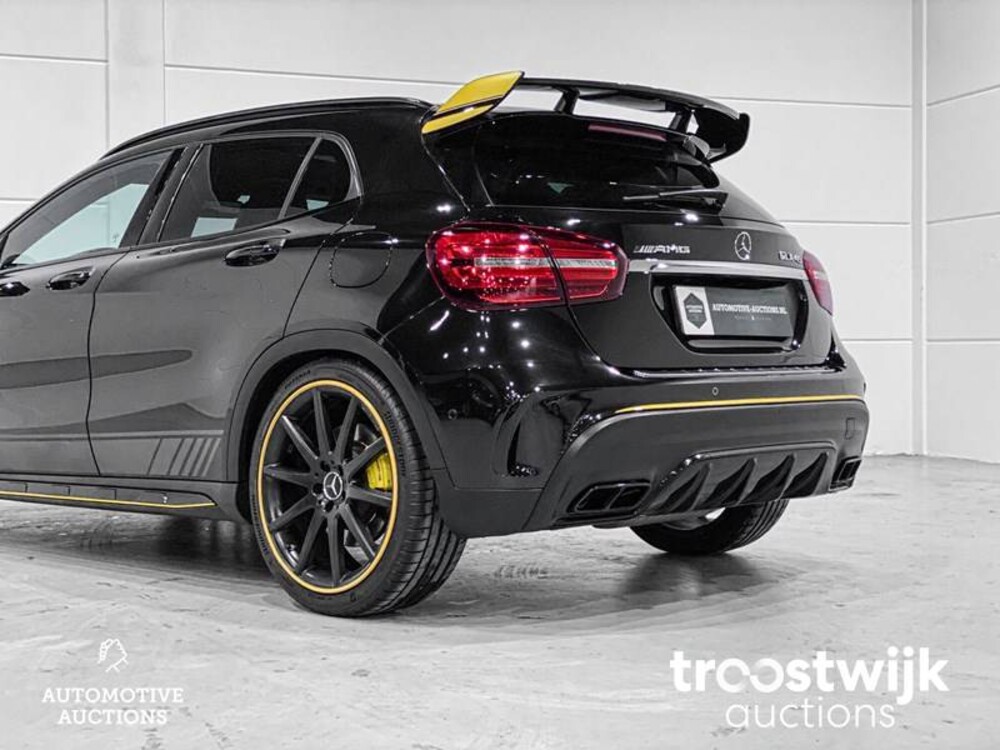 Mercedes-Benz GLA45 AMG 4Matic Yellow Night Edition Car