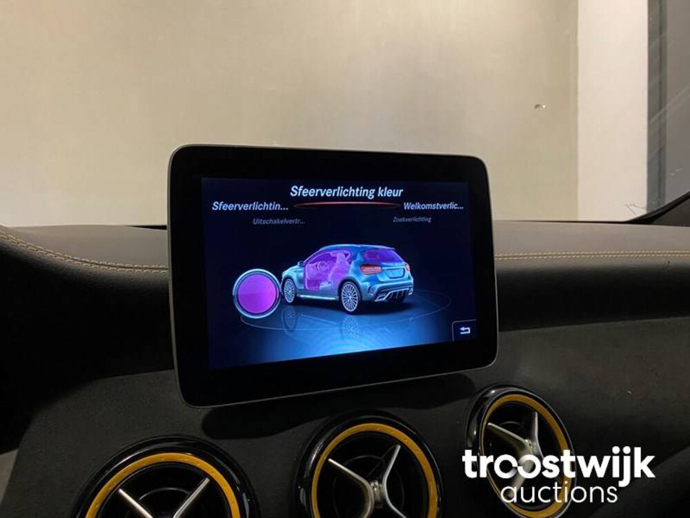 Mercedes-Benz GLA45 AMG 4Matic Yellow Night Edition Car